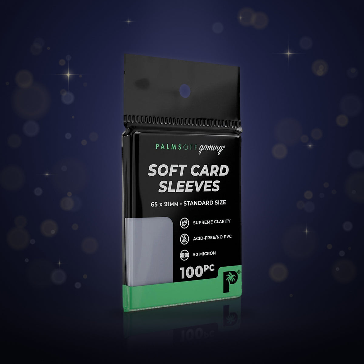 Palms Off Gaming soft card sleeves, standard size, 100 pack